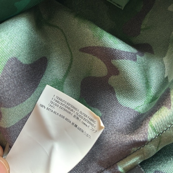 Versace Green and Black Patterned Shirt - Picture 6 of 11